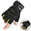 Men Gym Gloves Half Finger Cycling Gloves Pro Fitness Weight Lifting